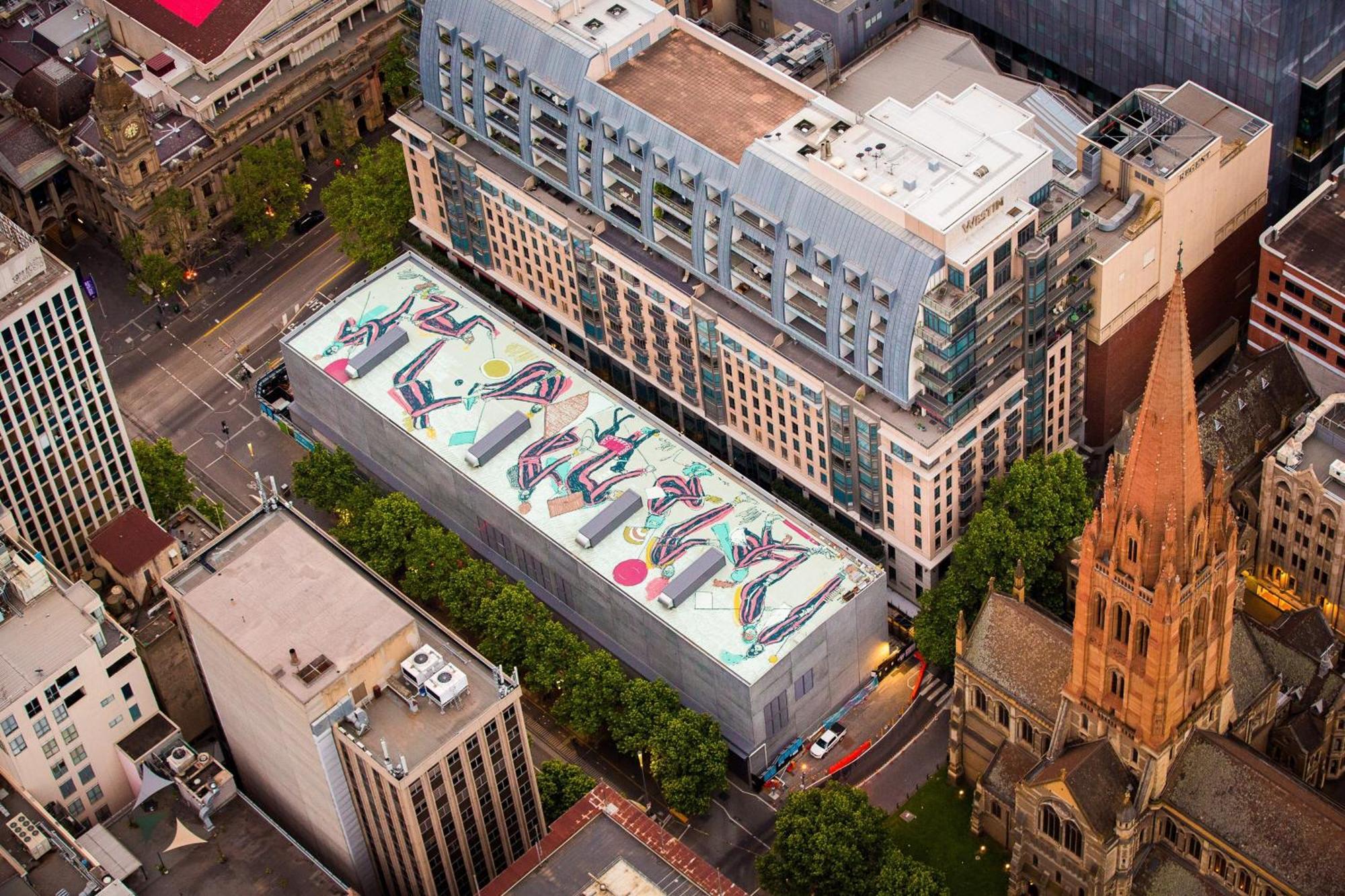 Hotel The Westin Melburne Exterior foto The rooftop of the Melbourne Museum